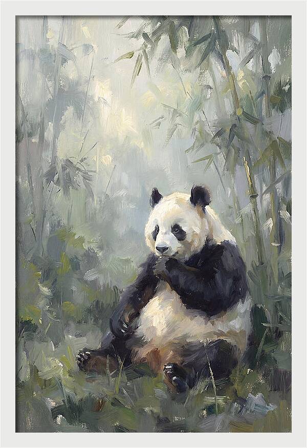 Gentle Giant Among Bamboo