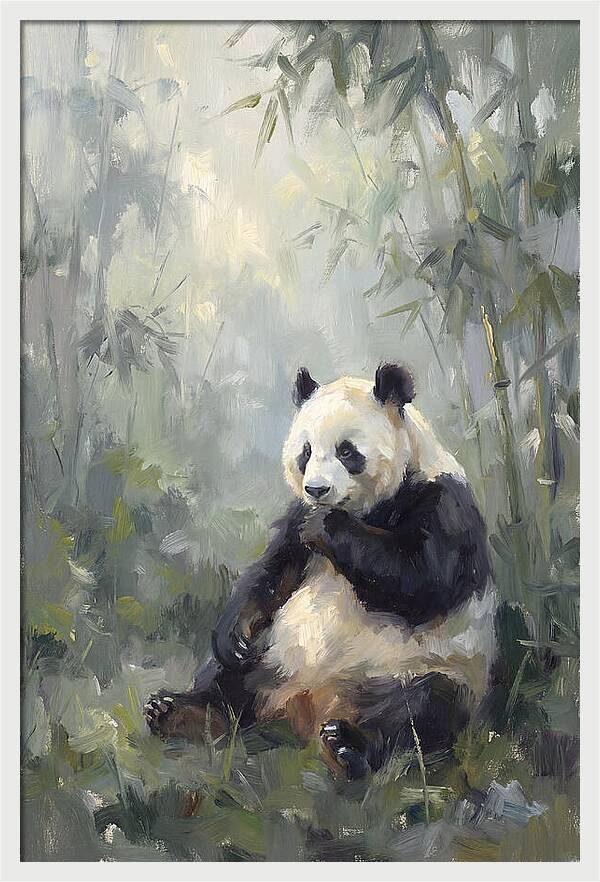 Gentle Giant Among Bamboo