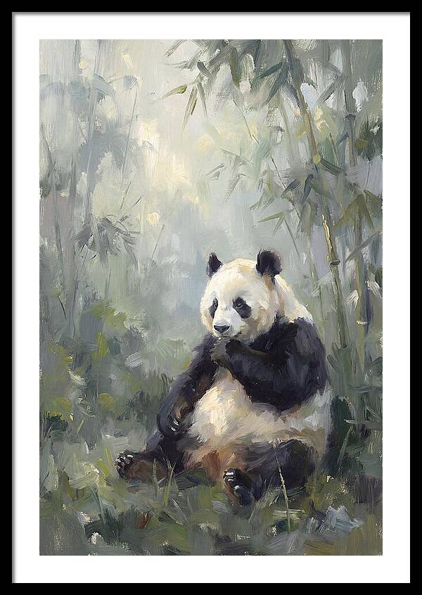 Gentle Giant Among Bamboo