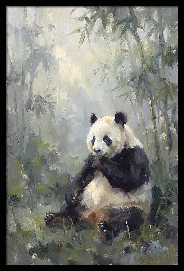 Gentle Giant Among Bamboo