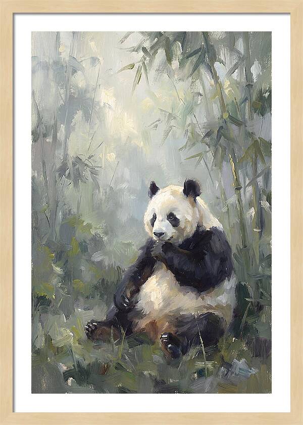 Gentle Giant Among Bamboo