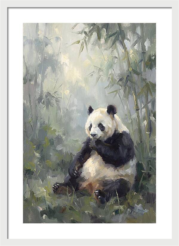 Gentle Giant Among Bamboo