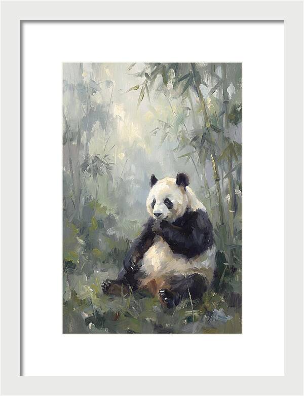 Gentle Giant Among Bamboo