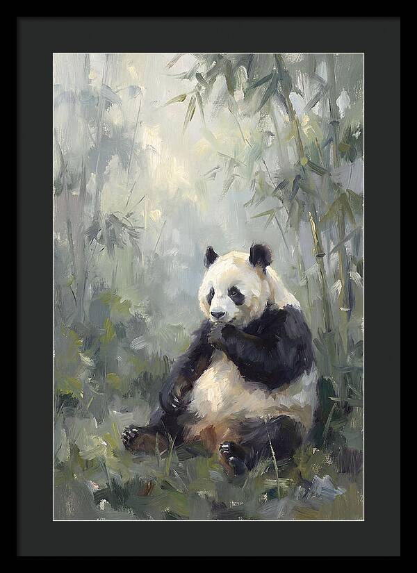 Gentle Giant Among Bamboo