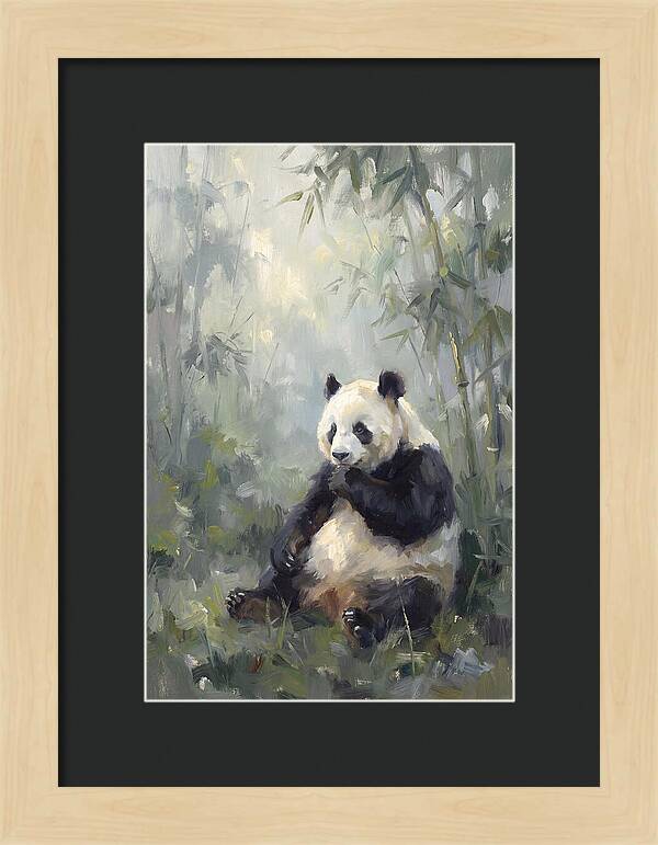 Gentle Giant Among Bamboo