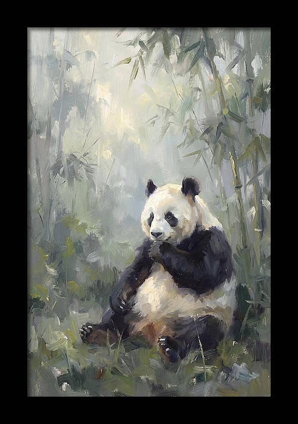 Gentle Giant Among Bamboo