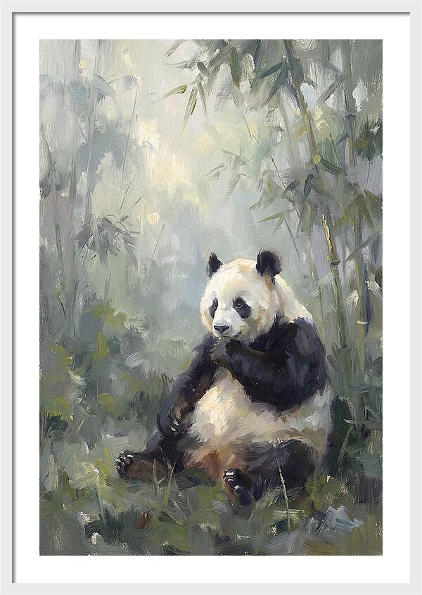 Gentle Giant Among Bamboo