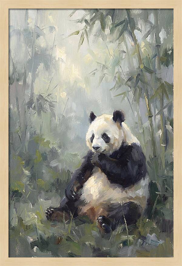 Gentle Giant Among Bamboo