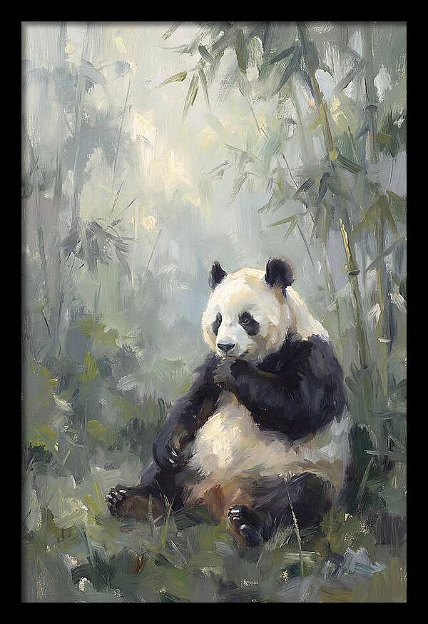Gentle Giant Among Bamboo