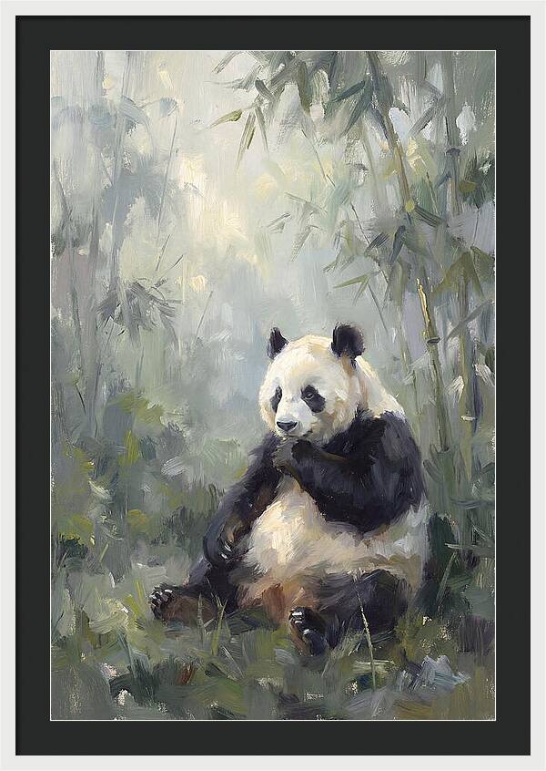 Gentle Giant Among Bamboo