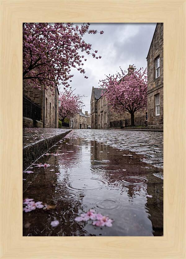 Gentle Rain Over Blossoms