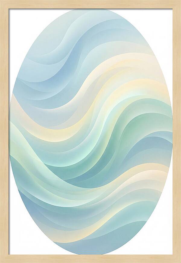 Gentle Waves In Soft Hues