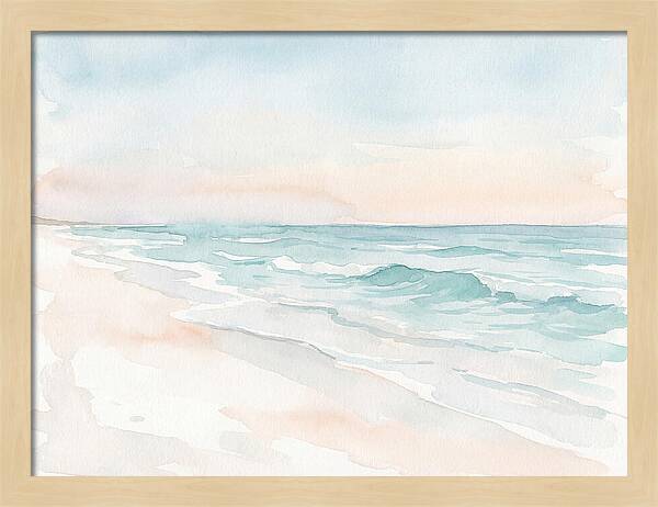 Gentle Waves On White Sands