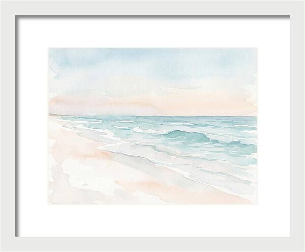 Gentle Waves On White Sands