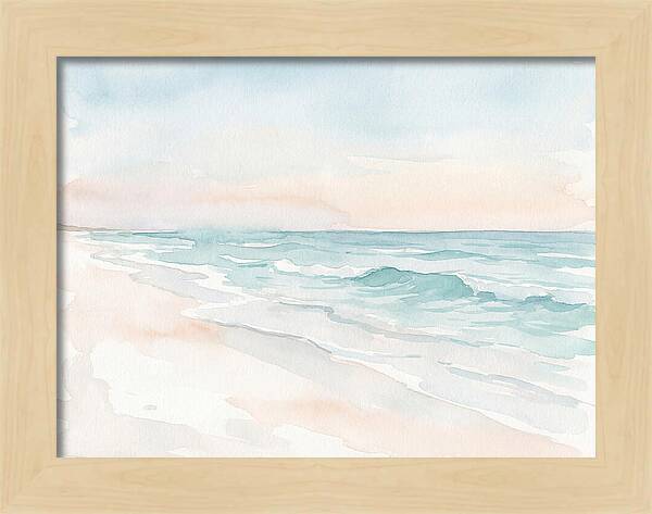 Gentle Waves On White Sands