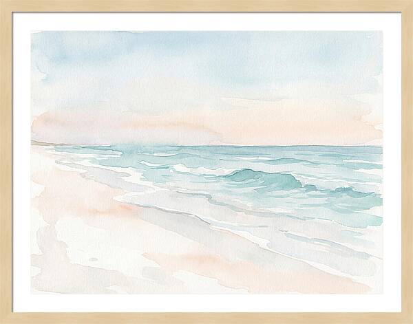 Gentle Waves On White Sands