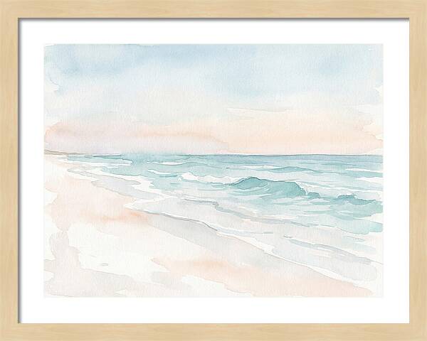 Gentle Waves On White Sands