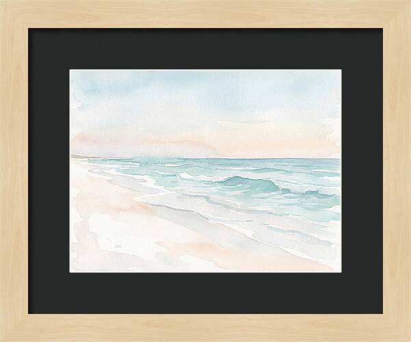Gentle Waves On White Sands