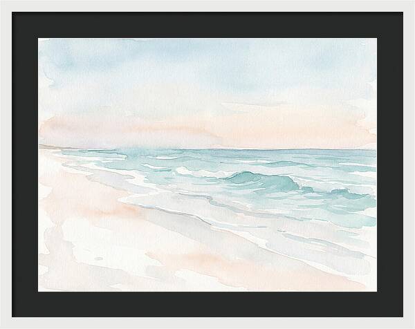 Gentle Waves On White Sands