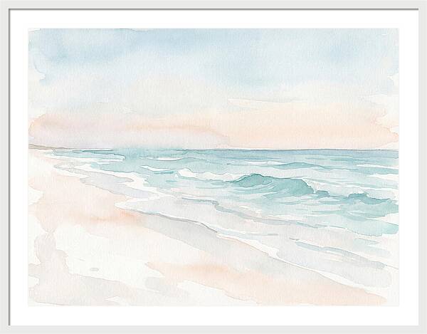 Gentle Waves On White Sands
