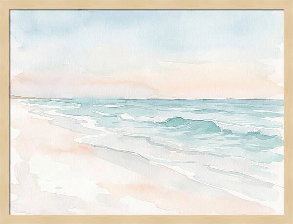 Gentle Waves On White Sands