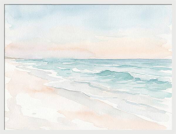 Gentle Waves On White Sands
