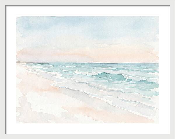 Gentle Waves On White Sands