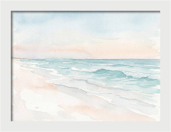 Gentle Waves On White Sands