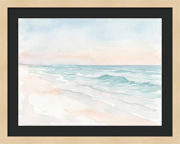 Gentle Waves On White Sands