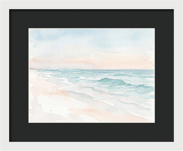 Gentle Waves On White Sands