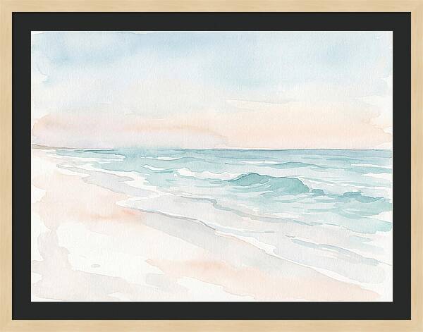 Gentle Waves On White Sands