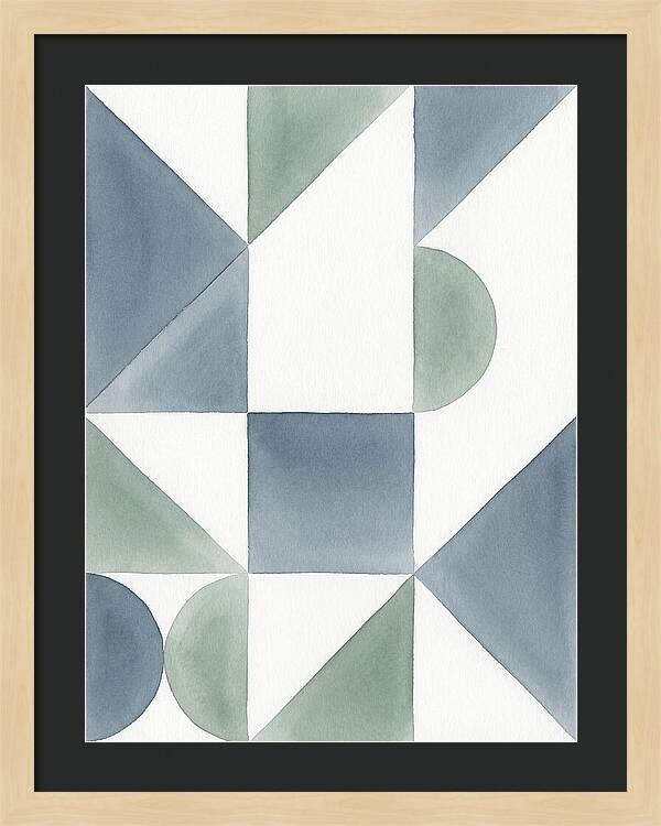 Geometric Harmony In Soft Tones
