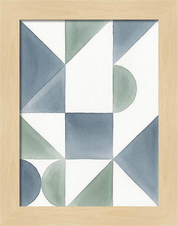 Geometric Harmony In Soft Tones
