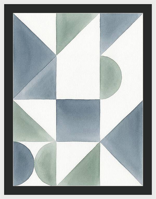 Geometric Harmony In Soft Tones