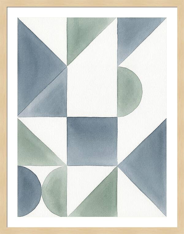 Geometric Harmony In Soft Tones