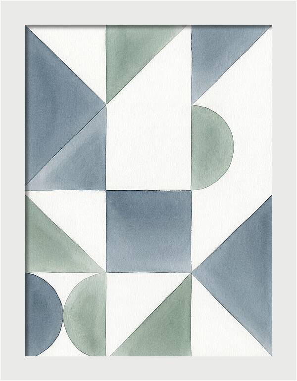 Geometric Harmony In Soft Tones