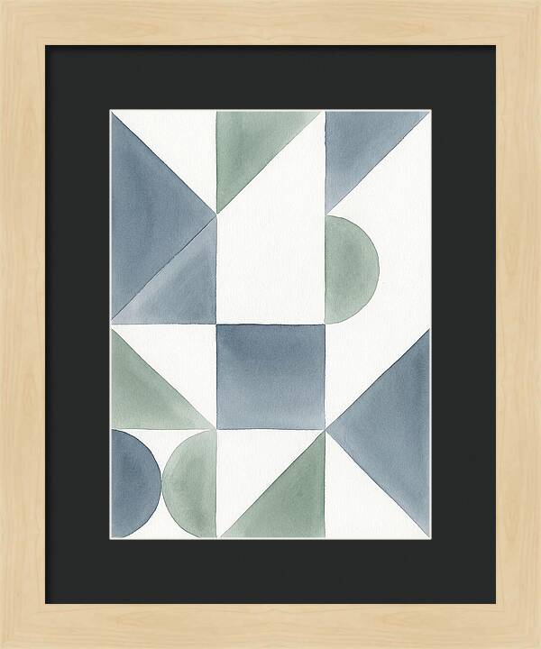 Geometric Harmony In Soft Tones