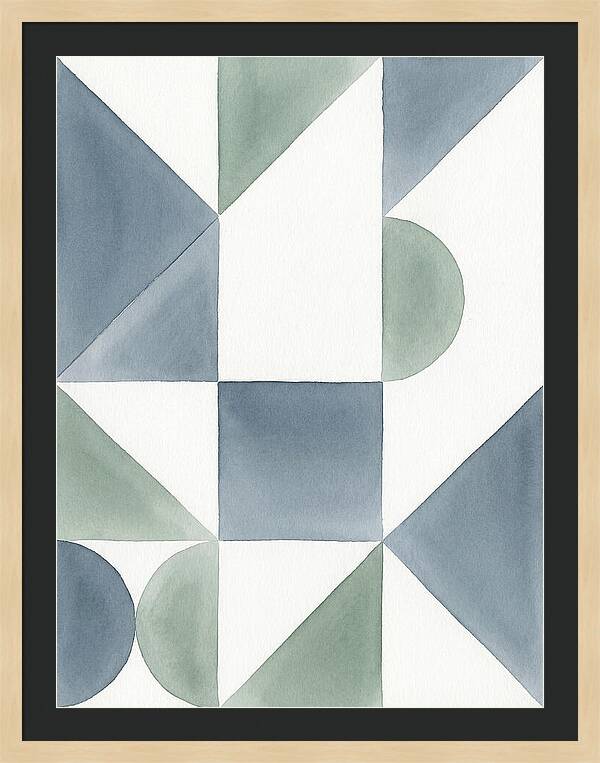 Geometric Harmony In Soft Tones