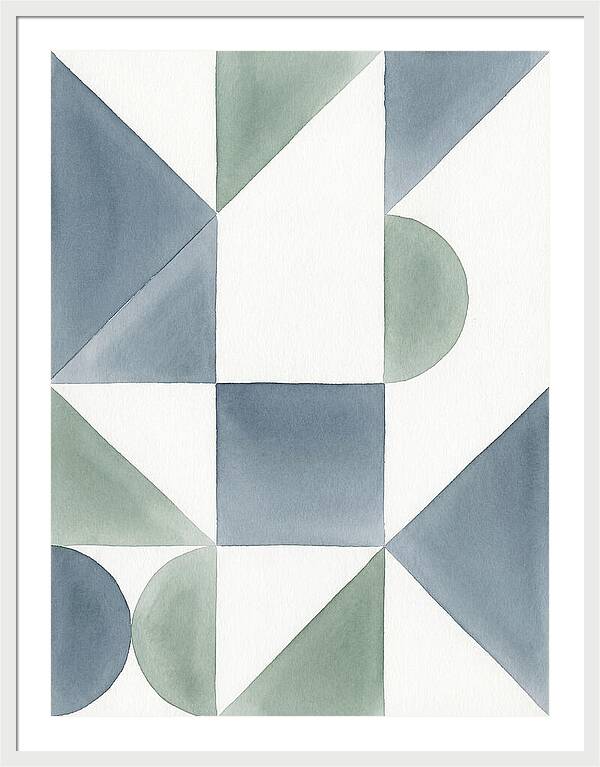 Geometric Harmony In Soft Tones