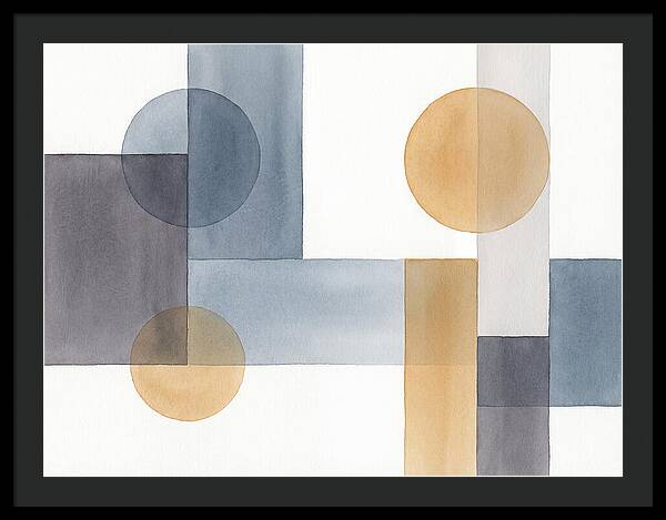 Geometric Harmony In Watercolor
