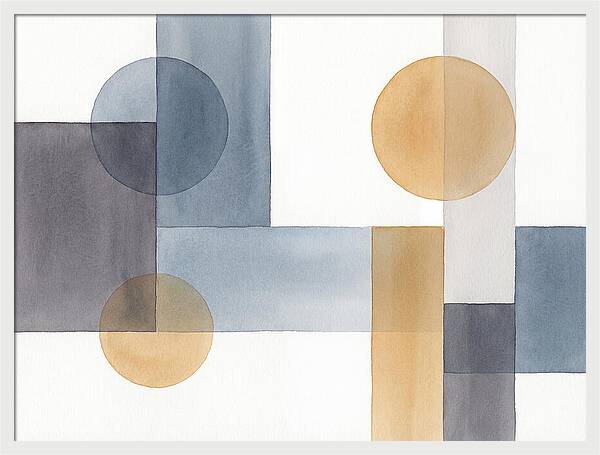 Geometric Harmony In Watercolor