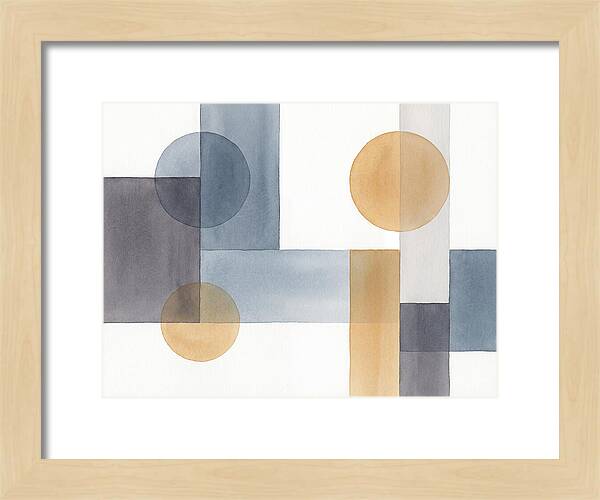 Geometric Harmony In Watercolor