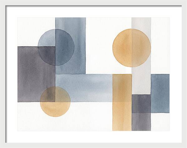 Geometric Harmony In Watercolor