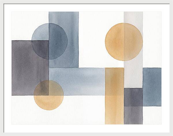 Geometric Harmony In Watercolor