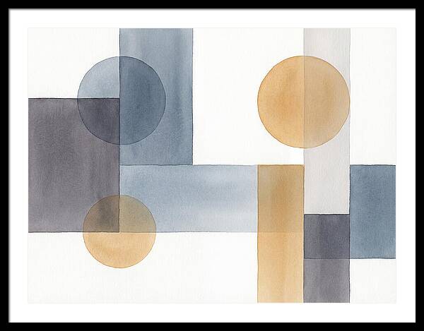 Geometric Harmony In Watercolor