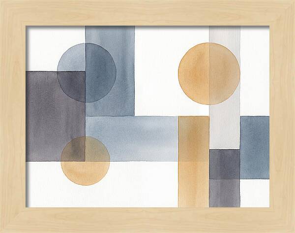 Geometric Harmony In Watercolor