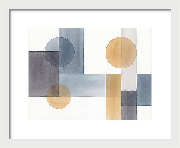 Geometric Harmony In Watercolor