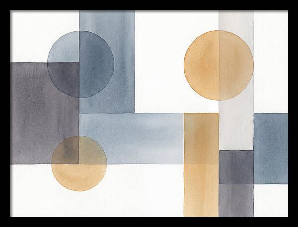 Geometric Harmony In Watercolor
