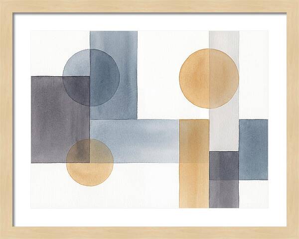 Geometric Harmony In Watercolor