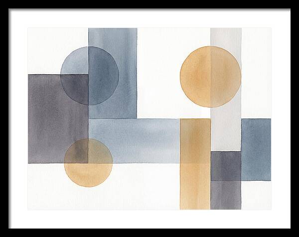 Geometric Harmony In Watercolor